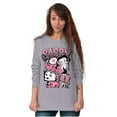 thumbnail image 4 of Betty Boop Sassy Kanji Comic Panels Women's Long Sleeve T Shirt Brisco Brands S, 4 of 6