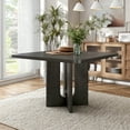 thumbnail image 2 of Furniture of America Cheri 54" Solid Wood Square Indoor Counter Height Dining Table, Ash Gray, 2 of 12