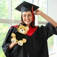 thumbnail image 6 of Doctor Graduation Bear Plush Toy - 10 Inch PhD Stuffed Animal w/Gown & Scroll, Academic Gift for Graduates Black, 6 of 7