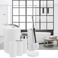 thumbnail image 5 of 2023 6x 6 Piece Bathroom Accessory Set, Toilet Brush, Waste Bin, Soap Dish, Tooth Brush Holder Soap Dispenser, Rinse Cup[hhhhs], 5 of 5