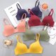 thumbnail image 2 of Sujetador de realce sin aros para mujer, ropa interior Sexy, transpirable, fino, 12 colores, fruncido, 2 of 4