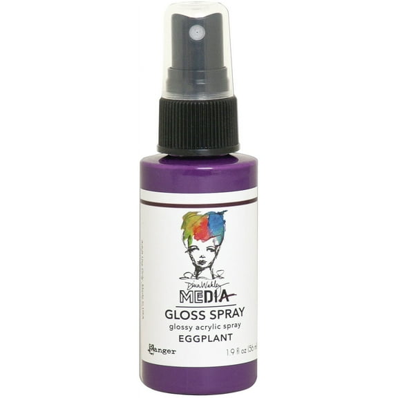 Dina Wakley Media Gloss Sprays 2oz-Eggplant