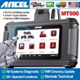 thumbnail image 1 of ANCEL MT500 Motorcycle OBD2 Scanner Code Reader Full System Diagnostic Tool US, Motorcycle Diagnostic Tool Scanner Fit for HARLEY POLARIS KAWASAKI YAMAHA, 1 of 8
