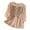 0665#Pink, variant on Embroidered Linen Shirts for Women Elegant V Neck 3/4 Sleeve Boho Tops Casual Peasant Blouses Loose Summer Gauze Shirt Beige 2XL