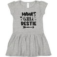 thumbnail image 3 of Inktastic Mama's Little Bestie with Arrow and Hearts Girls Toddler Dress, 3 of 5