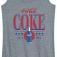 thumbnail image 3 of Coca-Cola - 90s Coke Collegiate Design  - Women's Racerback Tank Top, 3 of 5