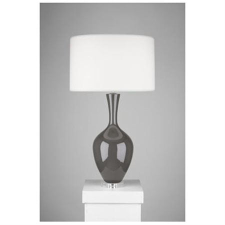 Robert Abbey Am980 One Light Table, Audrey Woven Shade Table Lamp