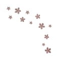 thumbnail image 1 of Flores 3D Pared Better Place Rose Gold 12Pzs 10X9.5Cm, 1 of 3