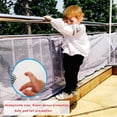 thumbnail image 3 of OULII Filet de Protection pour Rampe d'Escalier Filet de Sécurité pour Enfant pour Garde-Corps Haute Densité pour Parents 1 Pcs, 3 of 5