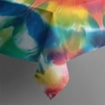 thumbnail image 4 of Colorful Tie Dye Mandala Pattern Rectangle Tablecloth 60"x120",Waterproof Polyester Rectangle Table Cloth, Wipeable Spillproof Polyester Tablecloth for Dining, Camping, Indoor and Outdoor, 4 of 6