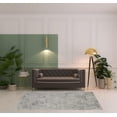 thumbnail image 2 of HomeRoots 512022 5 x 8 ft. Taupe Gray & Ivory Wool Geometric Hand Tufted Handmade Rectangle Area Rug, 2 of 4