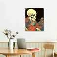 thumbnail image 2 of JEUXUS  Witch and Skeleton Ukiyo-E by Utagawa Takiyasha Historic Cultural Illustrations for Living Room Bedroom Home Decorations Landscape Artwork, 2 of 4