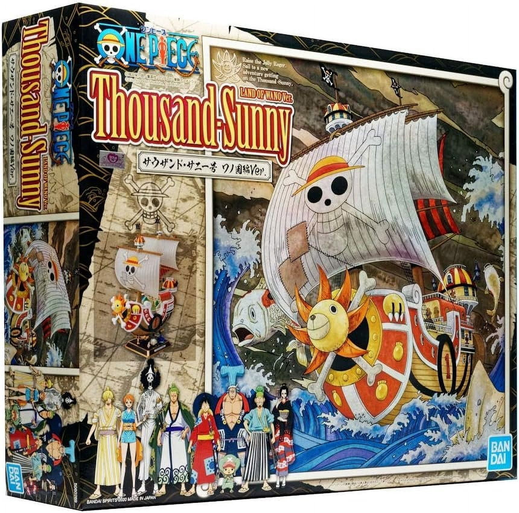 Bandai One Piece Collectible Thousand Sunny Sailing Ship Action Figures
