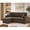 Coffee, variant on Leumius L Shaped Sectional Sofa with Pull Out Bed and Storage Chaise, 3 Seater Sectional Couch Convertible Sofa Bed for Small Space, Apartment & Guest Room, Olive Green