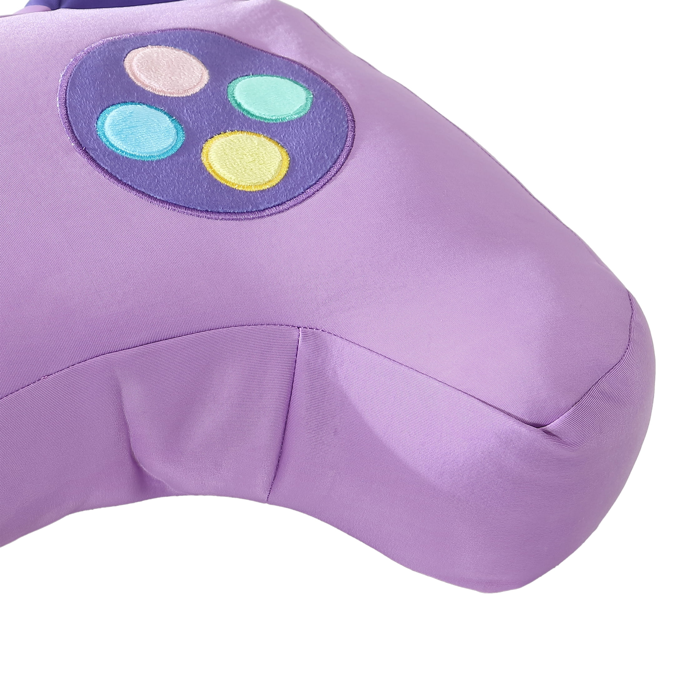 Your Zone Kids 17" x 12" Purple Gamer Cooling Plush Pillow
