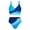 Blue, variant on Ymyiu Cute Bathing Suits for Teens Toddler Girl Swimsuit Color Block Swimwear Girls Beach Bathing Suit Two Pieces Bikini Set Summer Size 13-14 Years (Hot Pink,13-14 Years)