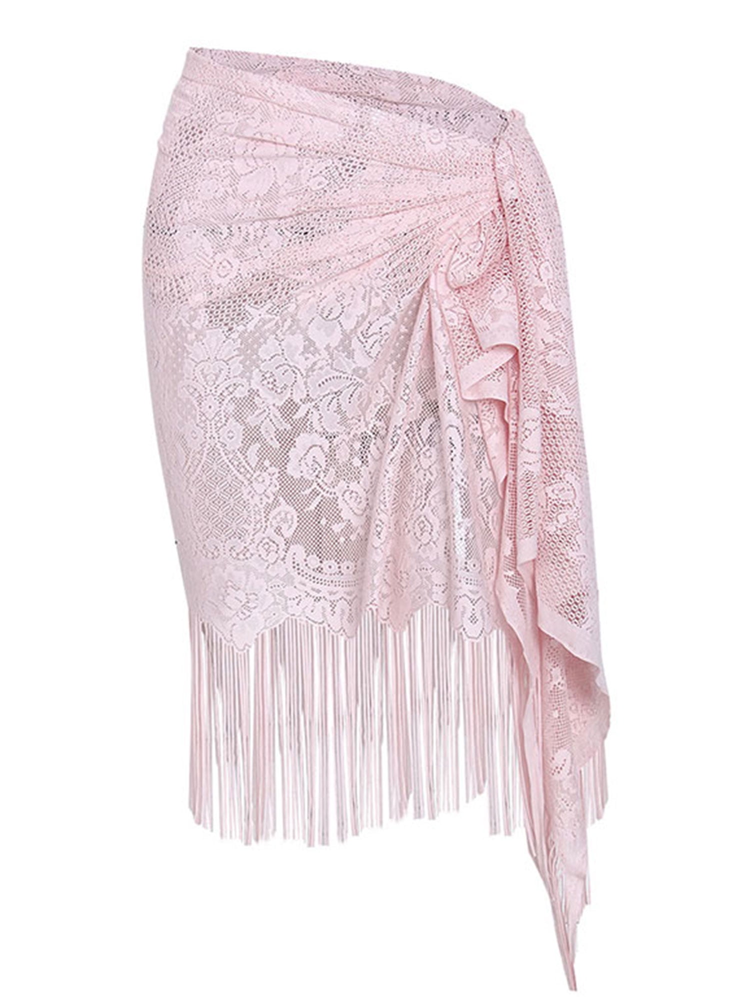 sheer swim skirt