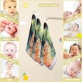 thumbnail image 3 of Dreamtimes 5 PCS Cute Fluffy Kitten Baby Muslin Washcloths, Christmas Tree Face Towel Burp Cloths Ultrasoft Absorbent Cotton Bath Wipes Towels for Newborn Boys Girls, 3 of 7