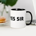 thumbnail image 4 of CafePress - Yes Sir Hat Design Mug - 11 oz Ceramic Mug - Novelty Coffee Tea Cup, 4 of 6