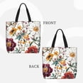 thumbnail image 4 of Single Shoulder Bag Convenience Bag 19.6×15.7×5.9in Light And Weight-Free Main Pocket Large Portable And Single Shoulder Back Flowers, 4 of 7