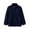 Navy, variant on Women's Fall Winter Coat Zip Up Fleece Jacket with Pockets Warm Plush Outwear Stand-Up Collar Cute Tops Brown L
