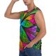thumbnail image 3 of Balery Multicolored Beautiful Flower Camisetas sin mangas para hombre, absorbe la humedad y protege contra el mal olor.-3X-Large, 3 of 7