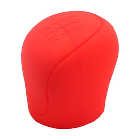 Silicone Car Gear Shifter Knob Cover, Elastic Anti-Slip Automatic Shift Protector Sleeve, Universal Fit for Most Vehicle Gear Sticks