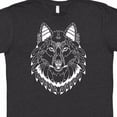 thumbnail image 4 of Inktastic Tribal Wolf Head T-Shirt, 4 of 5