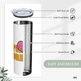 thumbnail image 6 of PAYOHTO Purple Drip 20 Oz Stainless Steel Mug Tumblers Cup for Men Women Insulated Slim Thin Travel Tumbler, 6 of 7