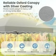 thumbnail image 6 of Gymax 10 X 10 FT Pop up Canopy Tent Portable Foldable Patio Shelter w/ Wheeled Bag, 6 of 10