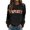 Black, variant on Halloween Sweatshirt for Women Casual Long Sleeve Pullover Sweatshirt for Daily Comfort and Style Black L