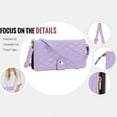 thumbnail image 2 of Decase for iPhone 13 Wallet Phone Case with Crossbody Lanyard Strap & Wrist Strip,Shockproof Stylish Zipper Pockets Case with Card Slots+Cash Slots,PU Leather Flip Folio Book Design,Purple, 2 of 12