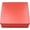 Red, variant on Square Tin Box with Lid Portable Metal Box with Lid for Home Office Kitchen Snack Tin for Candy Snacks Cookies Presents (Silver)