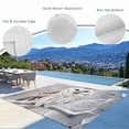 thumbnail image 6 of Outdoor Rug 6x9 ft Snowy Owl Waterproof Outdoor Patio Rug Mat Non Slip Outside Area Rugs Carpet for RV,Camping,Porch,Deck,Pool,Balconybackyard,Winter Owl on Tree Branch, 6 of 9