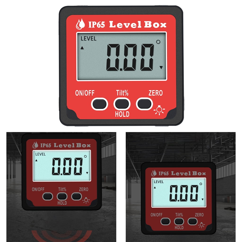 MOMOJIA Electronic Protractor Digital Inclinometer 0-360 Digital Bevel-Gauge Angle Gauge