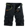 thumbnail image 2 of Nrmvnmi Mens Cargo Shorts Cotton Work Shorts Multi Pocket Casual Workout Shorts for Men, 2 of 4