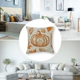 thumbnail image 5 of nygtbtfer Fall Decor Pillow Set of 2 Fall Orange Pumpkin Throw Pillow Covers Fall Thanksgiving Decorations for Autumn Decorative Cushion Covers for Sofa White, 5 of 7