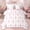 Easter 06, variant on Erosebridal Cute Rabbit Bunnies Bedding Comforter Set for Girls, Happy Easter Theme Full Bedding Set, Pink Reversible, 7-Piece