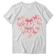 thumbnail image 4 of Blusas de Manga Corta para las Mujeres Divertida Impresión Cuello Redondo Camiseta Vintage, Blusas de Primavera para las Mujeres, 4 of 9