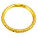 thumbnail image 5 of para mujer, Color dorado de material acero de latón, con estampado de flores, brazaletes clásicos para mujer 62mm, 5 of 8