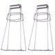 thumbnail image 1 of Pinzas para platos de acero inoxidable, elevador de platos antiescaldaduras, pinzas para ollas y cuencos resistentes al calor para el hogar y la cocina., 1 of 8