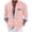 Pink, variant on Men’s Dress Shirts Long Sleeve Button Down Business formal Shirt Collar Cuff Casual Shirt Wedding White XL(XL)