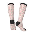 thumbnail image 5 of Lsque Rabbit Printed Crew Socks Men's Women's LightWeight Thin Casual Calf Socks ,Knee High Socks,Cotton Socks, 5 of 9