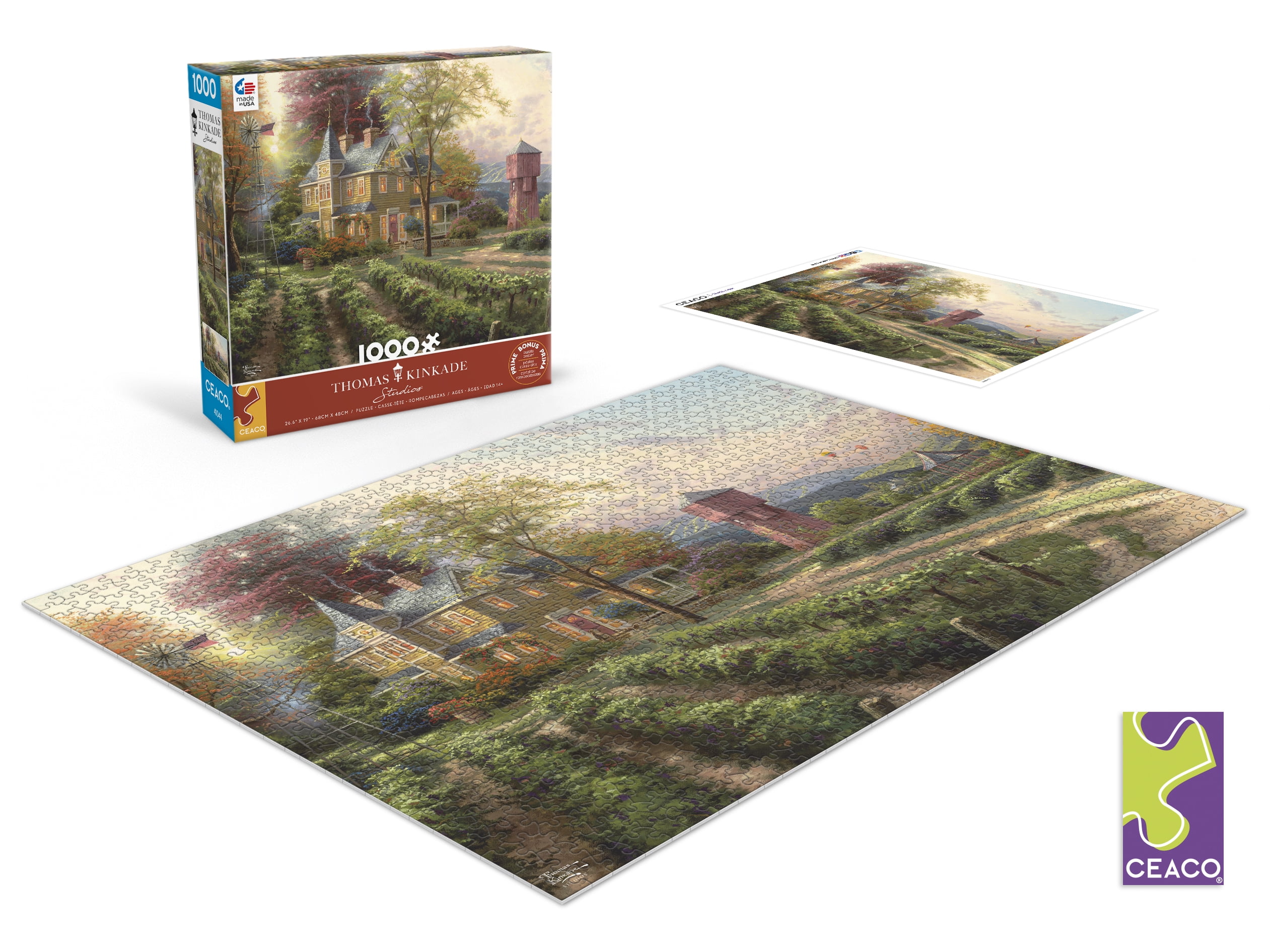 Ceaco 1000 Piece Abundant Harvest Interlocking Jigsaw Puzzle