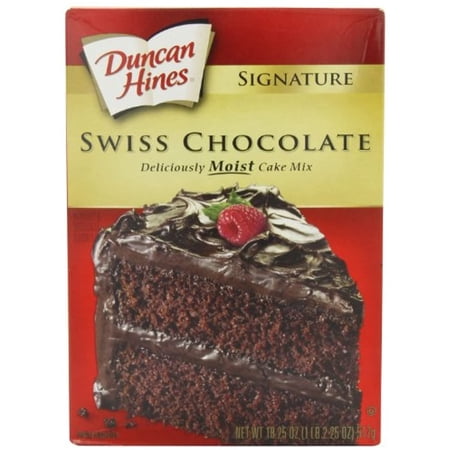 Duncan Hines Signature Swiss Chocolate Cake Mix 18.25Oz - 2 Boxes