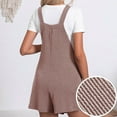 thumbnail image 4 of Women's Summer Ribbed Jumpsuit Casual One-piece with Pockets, 4 of 4
