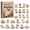 I, variant on Cat Advent Calendar, 24-Piece Acrylic Christmas Ornaments Countdown Set, Christmas Tree Decorations for Cat Lovers Festive Household Party and Seasonal Gift Giving