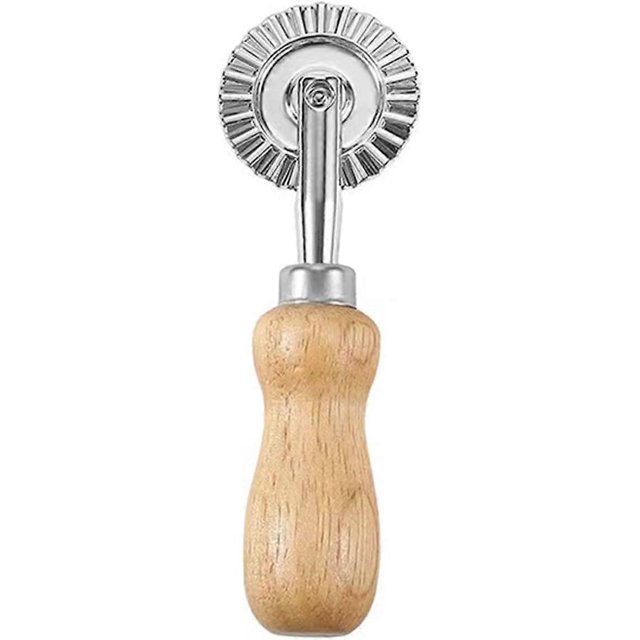 ZHAOCHENG Máquina para hacer ravioles con sello de aluminio, cortador de ravioles con sello de rueda giratoria, máquina para hacer bolas de masa de galletas y pasta