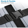 thumbnail image 2 of 4 Pcs Luggage Straps , 39.3”-74” Long Travel Straps for Luggage,Adjustable Black Packing Belts for Suitcases Security Non-Slip Travel Belt Travel Accessories, 2 of 8