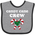 thumbnail image 3 of Inktastic Candy Cane Crew Boys or Girls Baby Bib, 3 of 4